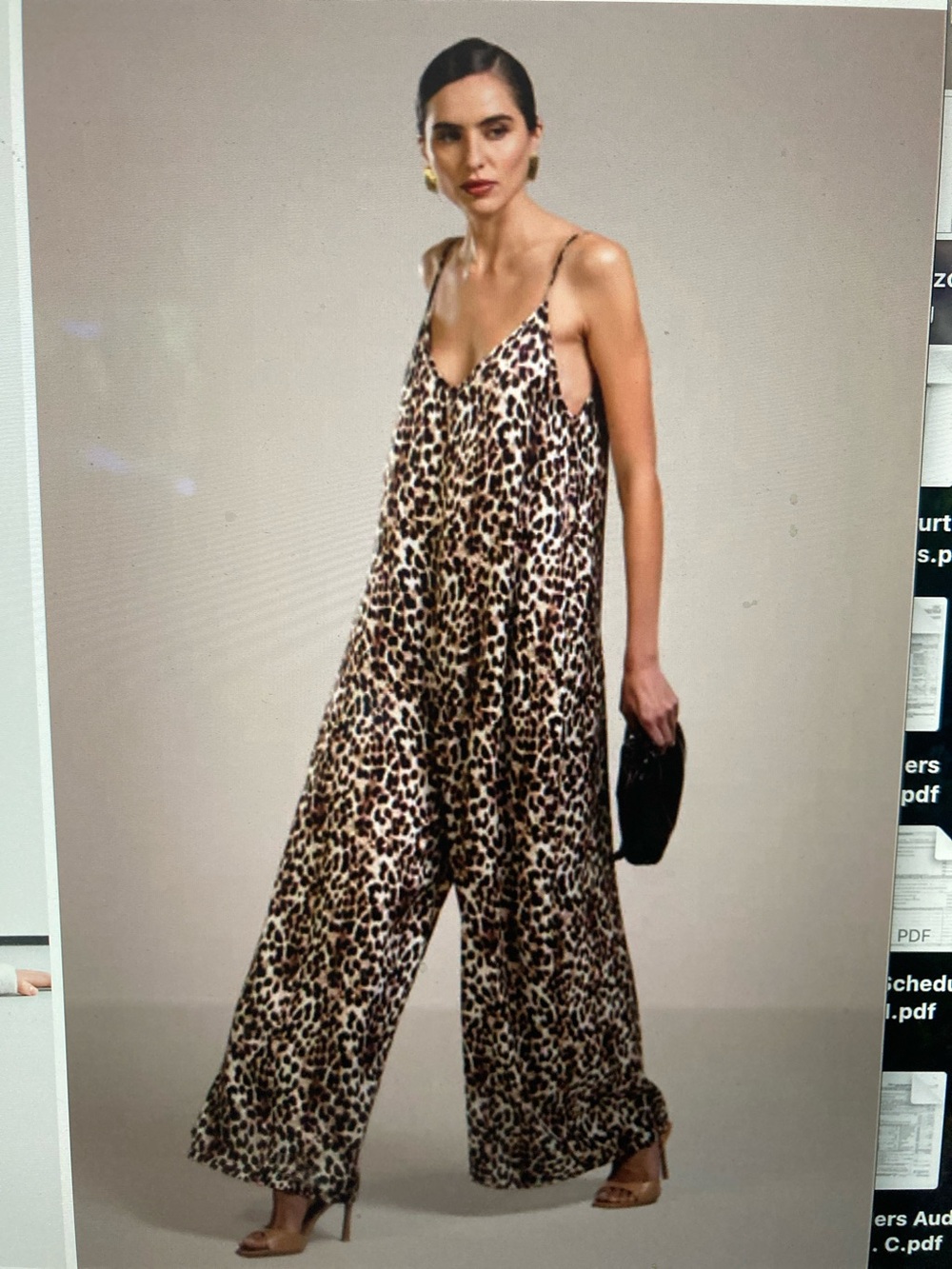 Audrey Satin Jumpsuit JAKI NWT